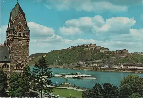 Koblenz - Blick auf Ehrenbreitstein - ca. 1975