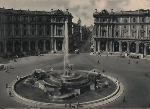 Italien - Italien - Rom - Roma - Piazza Esedra e Via Nationale - ca. 1960