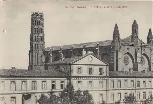 Frankreich - Toulouse - Frankreich - Abside et Tour des Jacobins