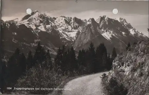 Zugspitze - Zugspitzgruppe bei Garmisch-Partenkirchen - 1955