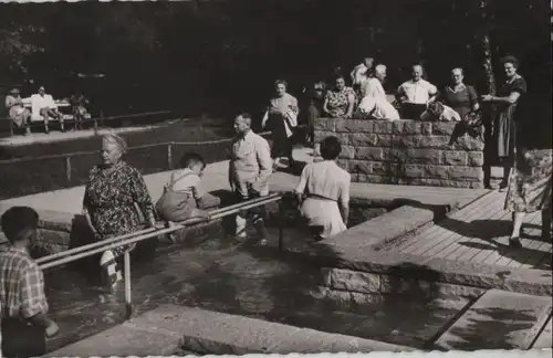 Bad Wörishofen - Wassertretplatz im Kurpark - 1955