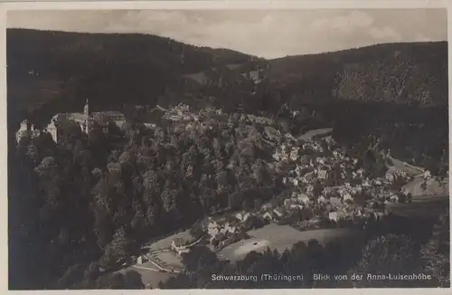 Schwarzburg - Blick von Anna-Luisenhöhe - ca. 1940