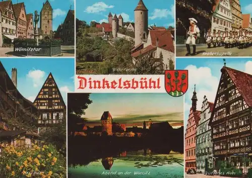 Dinkelsbühl - u.a. Deutsches Haus - ca. 1980
