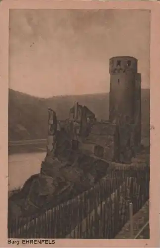 Rüdesheim, Ruine Ehrenfels - ca. 1935
