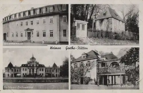 Weimar - Goethe-Stätten