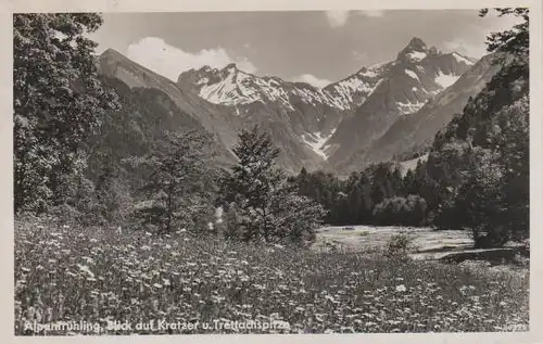 Oberstdorf - Blick auf Kratzer und Trettachspitze - 1936