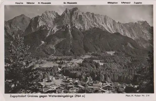 Grainau gegen Wetterstein - 1951