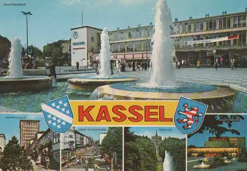 Kassel, Hessen - u.a. Hauptbahnhof - 1975