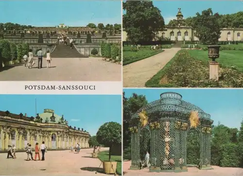 Potsdam, Sanssouci - mit 4 Bildern - 1976
