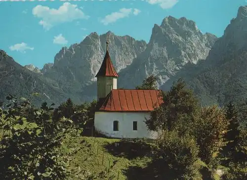 Österreich - Österreich - Antoniuskapelle mit Wildem Kaiser - ca. 1975