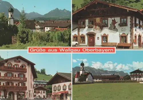 Wallgau - u.a. Dorfkirche - ca. 1975