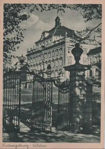 Ludwigsburg - Castle - Schloß - ca. 1950