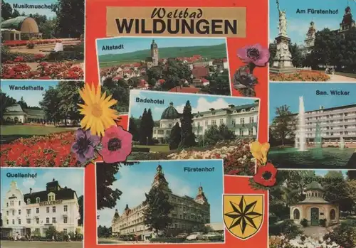 Bad Wildungen - u.a. Wandelhalle - ca. 1980