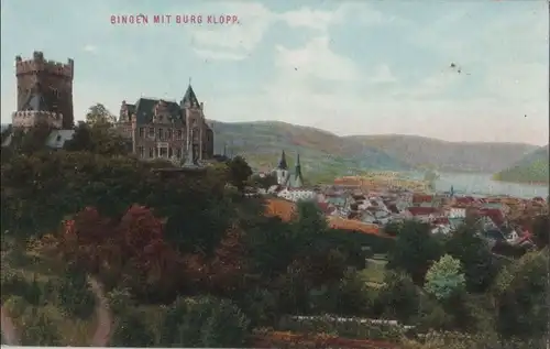 Bingen - Burg Klopp - ca. 1920