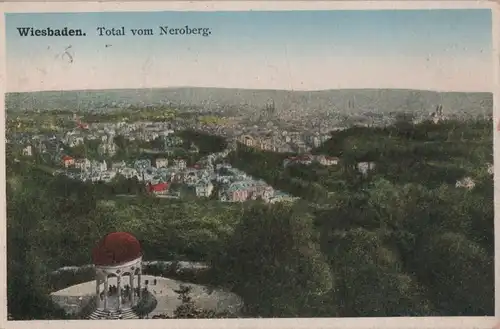 Wiesbaden - Total vom Neroberg - 1930