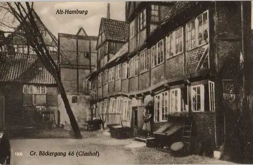 Hamburg - Bäckergang im Jahr 1906 - 1972