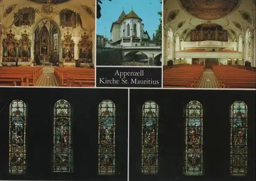 Schweiz - Schweiz - Appenzell - Kath. Pfarrkirche St. Mauritius - 1991