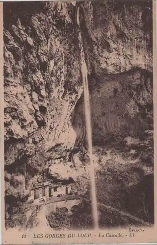 Frankreich - Frankreich - Gorges du Loup - La Cascade - ca. 1935