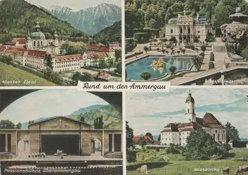 Oberammergau - Ammergau u.a. Kloster Ettal - ca. 1975