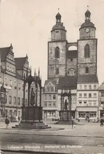 Wittenberge - Marktplatz mit Stadtkirche
