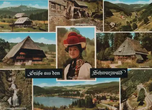 Schwarzwald - 9 Teilbilder - ca. 1975