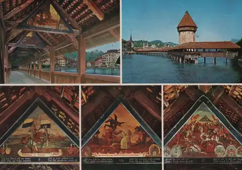 Schweiz - Schweiz - Luzern - Kapellbrücke - ca. 1980