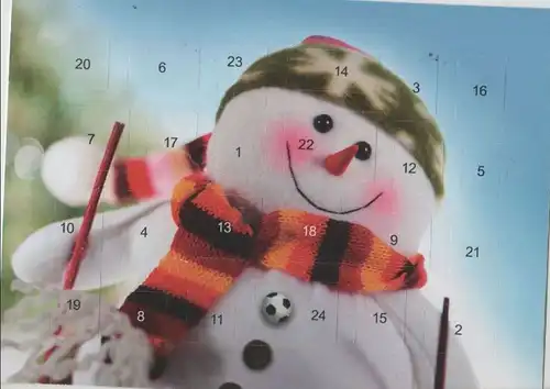 Adventskalender Schneemann