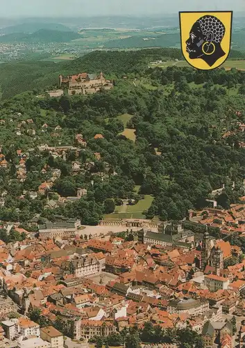 Coburg - Blick auf Stadtkern - ca. 1980