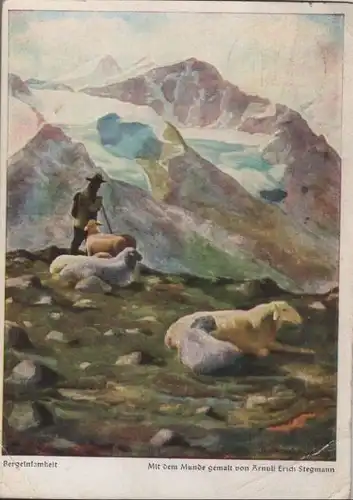 Bergeinsamkeit - mundgemalt - 1952