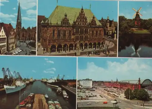 Bremen - u.a. Altes Rathaus - ca. 1980