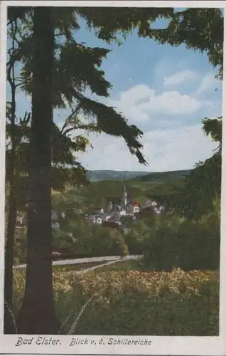 Bad Elster - Blick von der Schillereiche - ca. 1960
