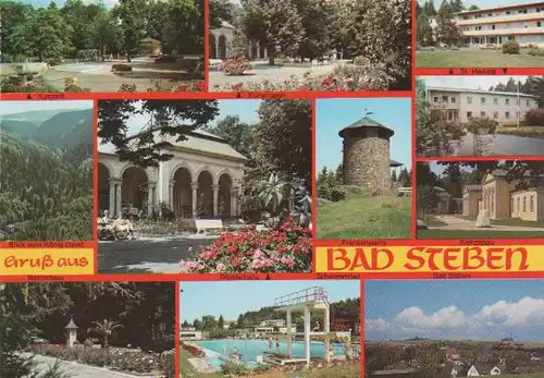 Bad Steben - im Frankenwald - Stahl-, Moor- und Radiumbad - Kurpark - 2004