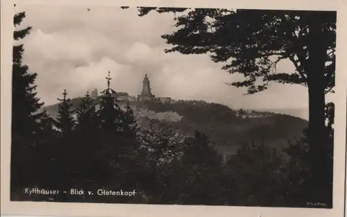 Kyffhäuser - Blick vom Gietenkopf - 1955
