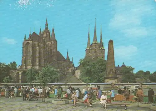 Erfurt - Domplatz - ca. 1975