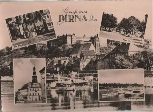 Pirna - u.a. Platz der Solidarität - 1963