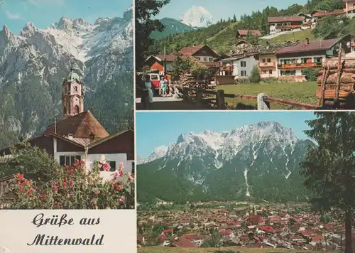 Mittenwald - mit Karwendel - 1968