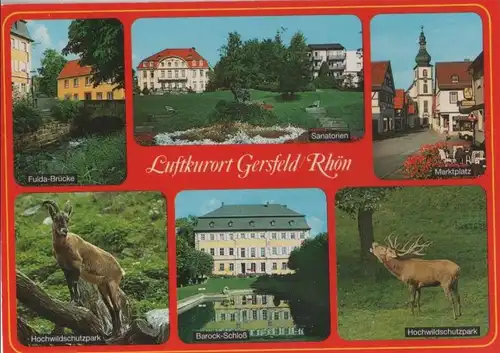 Gersfeld - u.a. Barock-Schloß - ca. 1985