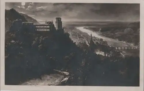Heidelberg - vom Wolfsbrunnenweg - ca. 1935
