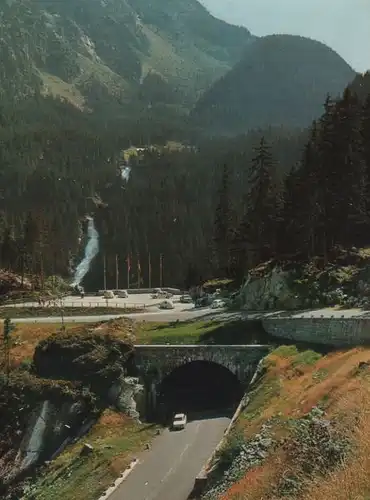 Österreich - Österreich - Krimmler Wasserfälle - Blick von der Gerlosstraße - ca. 1980