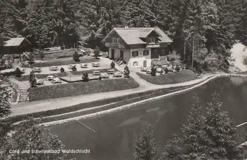 Bad Kohlgrub - Schwimmbad Waldschlucht - ca. 1965