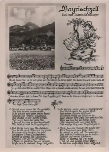 Bayrischzell - mit Liedtext - ca. 1950