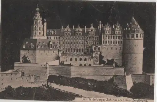 Heidelberg - Schloss vor Zerstörung