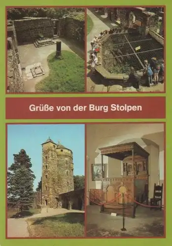 Stolpen - Burg, u.a. Brunnen - 1987