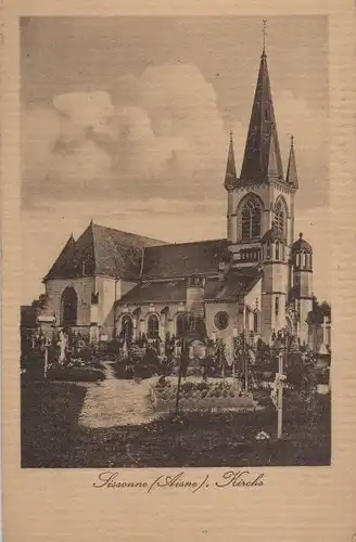 Frankreich - Frankreich - Sissonne - Kirche - ca. 1935