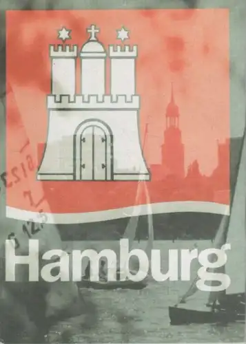 Hamburg mit Wappen