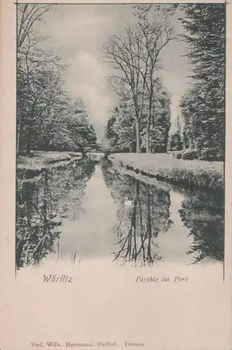 Wörlitz - Partie im Park - ca. 1935