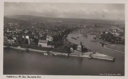 Koblenz - Das Deutsche Eck - ca. 1940