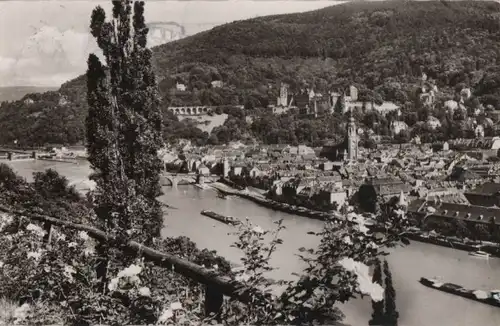 Heidelberg - Blick auf die Stadt - 1961