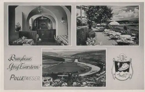 Polle - Brauhaus Graf Everstein - 1954