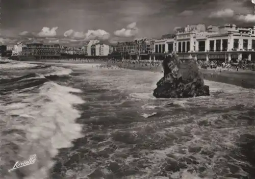 Frankreich - Frankreich - Biarritz - La grande plage - ca. 1960